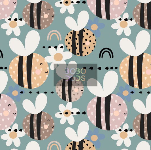 Teal Bees